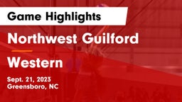 Northwest Guilford  vs Western Game Highlights - Sept. 21, 2023