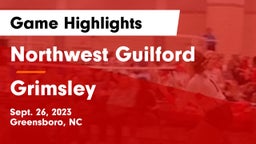 Northwest Guilford  vs Grimsley Game Highlights - Sept. 26, 2023