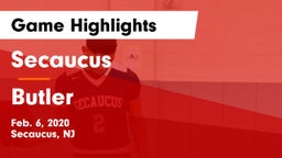 Secaucus  vs Butler  Game Highlights - Feb. 6, 2020