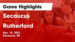 Secaucus  vs Rutherford  Game Highlights - Dec. 19, 2023