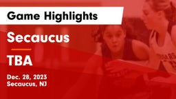 Secaucus  vs TBA Game Highlights - Dec. 28, 2023