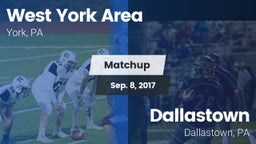 Matchup: West York Area High vs. Dallastown  2017