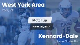 Matchup: West York Area High vs. Kennard-Dale  2017