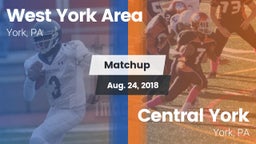 Matchup: West York Area High vs. Central York  2018