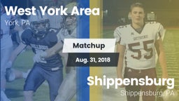 Matchup: West York Area High vs. Shippensburg  2018