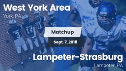 Matchup: West York Area High vs. Lampeter-Strasburg  2018