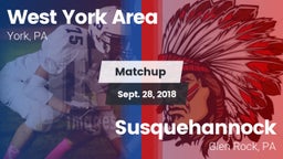 Matchup: West York Area High vs. Susquehannock  2018