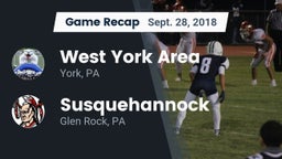 Recap: West York Area  vs. Susquehannock  2018