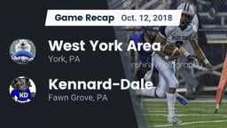 Recap: West York Area  vs. Kennard-Dale  2018