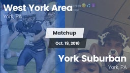 Matchup: West York Area High vs. York Suburban  2018