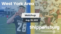Matchup: West York Area High vs. Shippensburg  2019