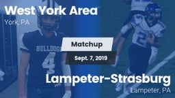 Matchup: West York Area High vs. Lampeter-Strasburg  2019