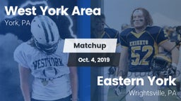 Matchup: West York Area High vs. Eastern York  2019