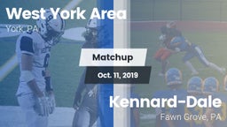 Matchup: West York Area High vs. Kennard-Dale  2019