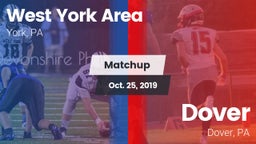 Matchup: West York Area High vs. Dover  2019