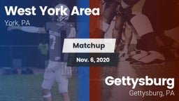 Matchup: West York Area High vs. Gettysburg  2020