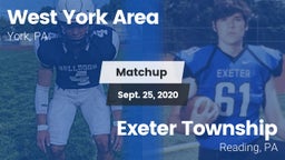 Matchup: West York Area High vs. Exeter Township  2020