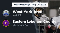 Recap: West York Area  vs. Eastern Lebanon County  2022