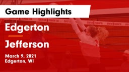 Edgerton  vs Jefferson  Game Highlights - March 9, 2021