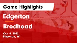 Edgerton  vs Brodhead  Game Highlights - Oct. 4, 2022