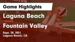 Laguna Beach  vs Fountain Valley  Game Highlights - Sept. 28, 2021