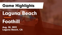 Laguna Beach  vs Foothill  Game Highlights - Aug. 30, 2022