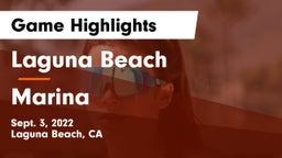Laguna Beach  vs Marina  Game Highlights - Sept. 3, 2022