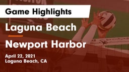 Laguna Beach  vs Newport Harbor  Game Highlights - April 22, 2021