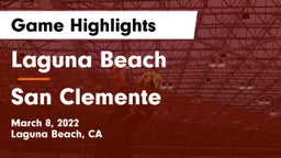 Laguna Beach  vs San Clemente  Game Highlights - March 8, 2022