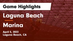 Laguna Beach  vs Marina Game Highlights - April 5, 2022