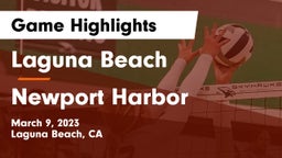 Laguna Beach  vs Newport Harbor  Game Highlights - March 9, 2023