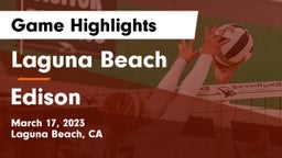 Laguna Beach  vs Edison  Game Highlights - March 17, 2023