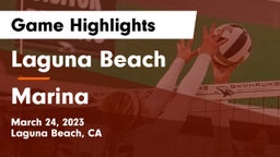 Laguna Beach  vs Marina  Game Highlights - March 24, 2023