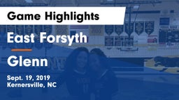 East Forsyth  vs Glenn  Game Highlights - Sept. 19, 2019