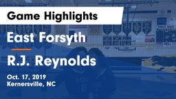 East Forsyth  vs R.J. Reynolds Game Highlights - Oct. 17, 2019
