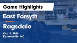 East Forsyth  vs Ragsdale Game Highlights - Oct. 9, 2019