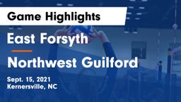 East Forsyth  vs Northwest Guilford  Game Highlights - Sept. 15, 2021