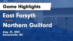 East Forsyth  vs Northern Guilford  Game Highlights - Aug. 25, 2022