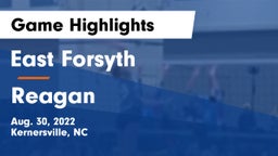 East Forsyth  vs Reagan  Game Highlights - Aug. 30, 2022