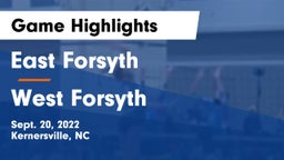 East Forsyth  vs West Forsyth  Game Highlights - Sept. 20, 2022