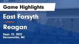 East Forsyth  vs Reagan  Game Highlights - Sept. 22, 2022