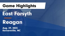 East Forsyth  vs Reagan  Game Highlights - Aug. 29, 2023