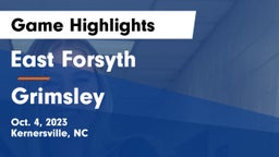 East Forsyth  vs Grimsley Game Highlights - Oct. 4, 2023