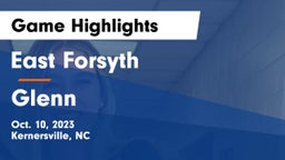 East Forsyth  vs Glenn Game Highlights - Oct. 10, 2023