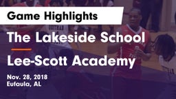 The Lakeside School vs Lee-Scott Academy Game Highlights - Nov. 28, 2018