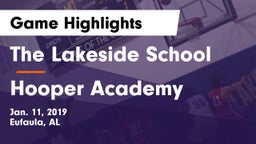 The Lakeside School vs Hooper Academy  Game Highlights - Jan. 11, 2019