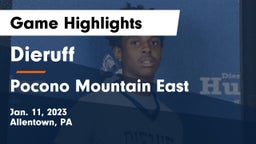 Dieruff  vs Pocono Mountain East  Game Highlights - Jan. 11, 2023