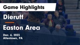 Dieruff  vs Easton Area  Game Highlights - Dec. 6, 2023