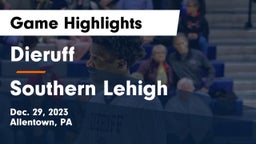 Dieruff  vs Southern Lehigh  Game Highlights - Dec. 29, 2023