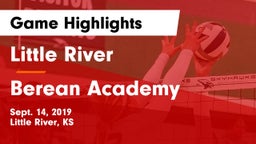 Little River  vs Berean Academy Game Highlights - Sept. 14, 2019